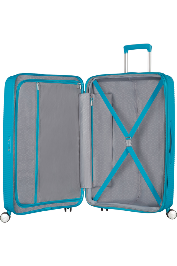 American Tourister Soundbox Spinner extensible 67cm Summer Blue