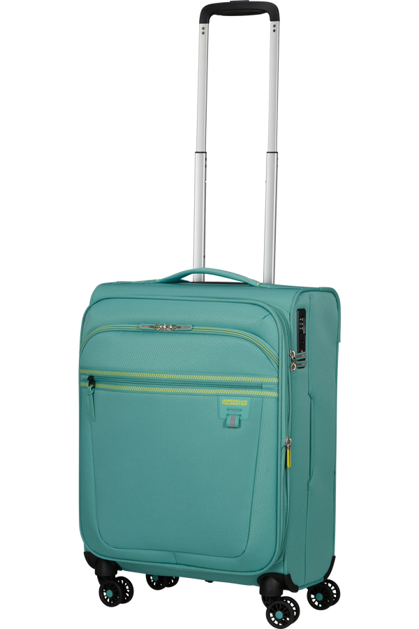 American Tourister Aerospin Spinner Expandable S  Dusty Turquoise