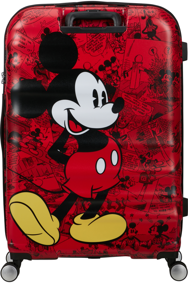 American Tourister Disney Wavebreaker Spinner TSA Disney Fl 77cm  Mickey Comics Red