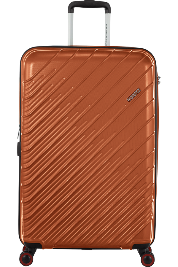 American Tourister Speedstar Spinner 77/28 Exp Tsa  Orange Cuivre