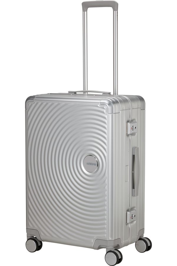 American Tourister Soundbox Alu Spinner TSA 68cm  Argent