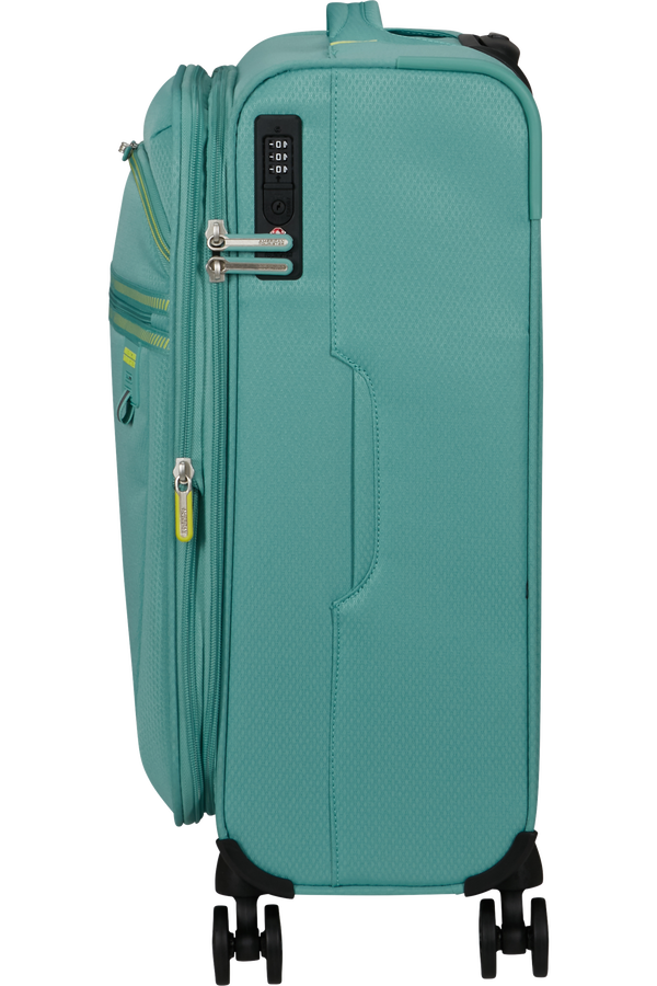 American Tourister Aerospin Spinner Expandable S  Dusty Turquoise
