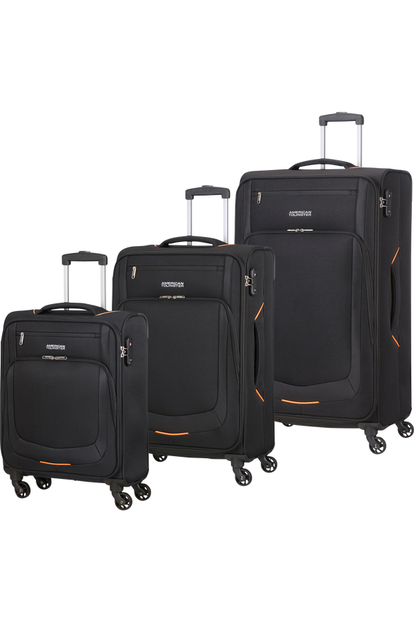 American Tourister Summer Session 3 Pc Set A  Noir/Rouge
