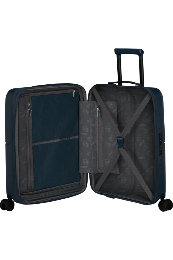American Tourister DashPop Spinner Expandable TSA 55cm Bleu nuit