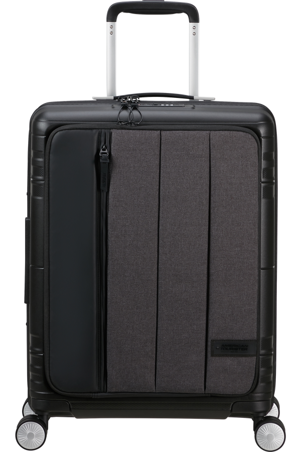 American Tourister Hello Cabin Spinner Expandable 55cm  Grey Melange