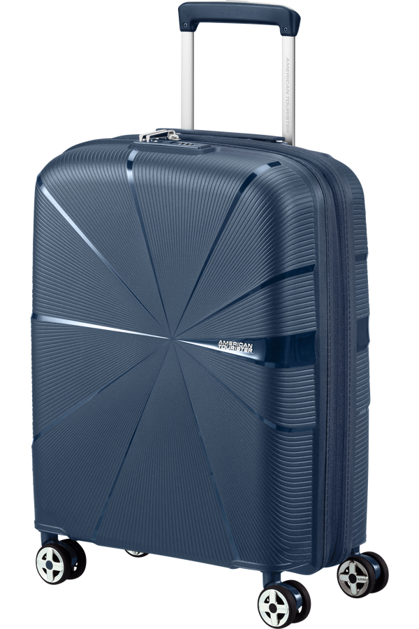 American Tourister Starvibe Spinner Expandable TSA 55cm Marine
