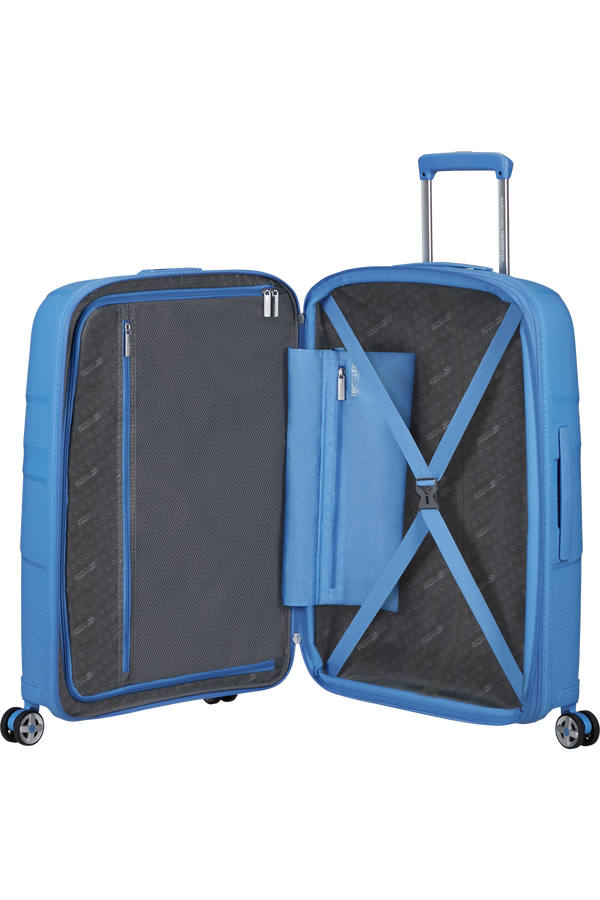 American Tourister Starvibe Spinner Expandable TSA 67cm Tranquil Blue
