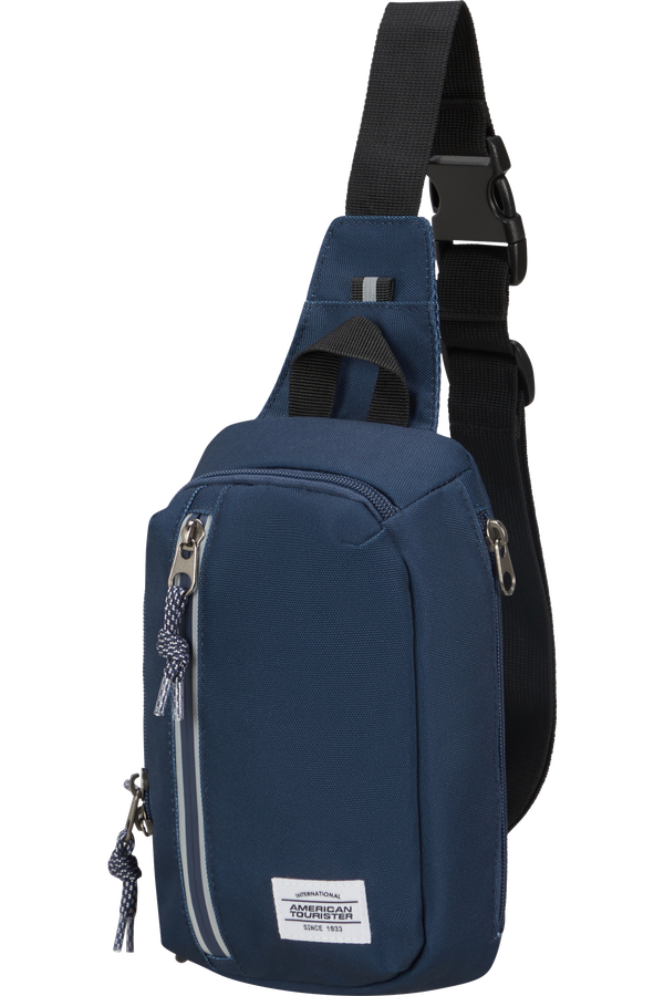 American Tourister Brightup Sling Bag Zip  Marine