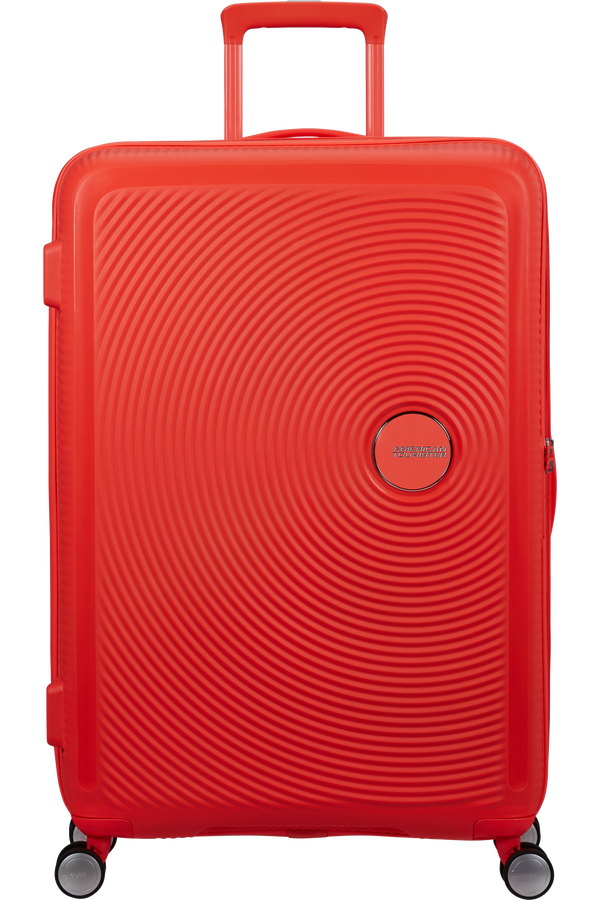 American Tourister SoundBox Spinner TSA Expandable 77cm  Neon Orange