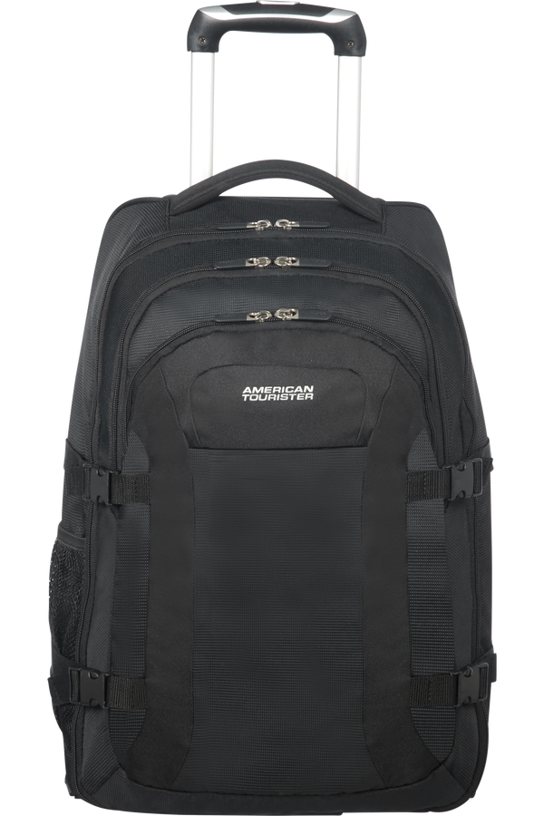 American Tourister Road Quest Sac &agrave; dos ordinateur avec roulettes 39.6cm/15.6inch  Solid Black