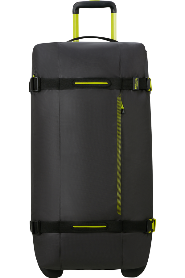 American Tourister Urban Track Duffle with wheels Coated L  Black/Lime