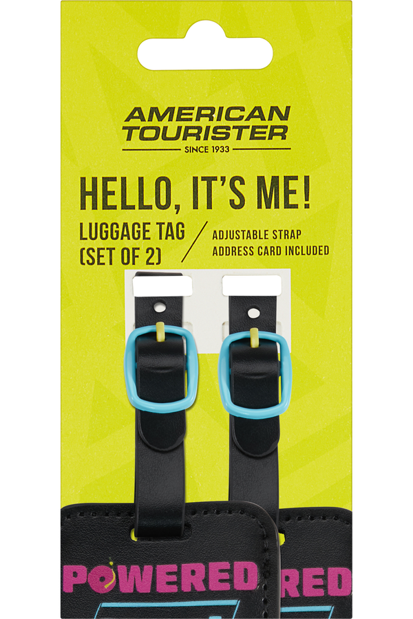 Graphic Tags &Eacute;tiquette &agrave; bagages &ndash; Lot de 2 pi&egrave;ces