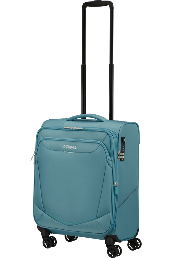 American Tourister SummerRide Spinner S EXP TSA 55cm Bleu Vent