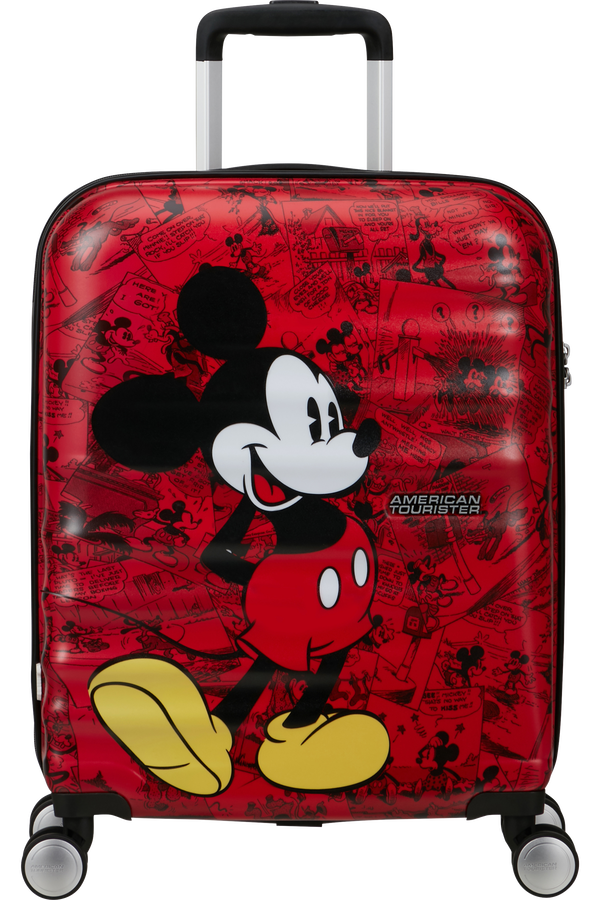 American Tourister Disney Wavebreaker Spinner TSA Disney Fl 55cm  Mickey Comics Red