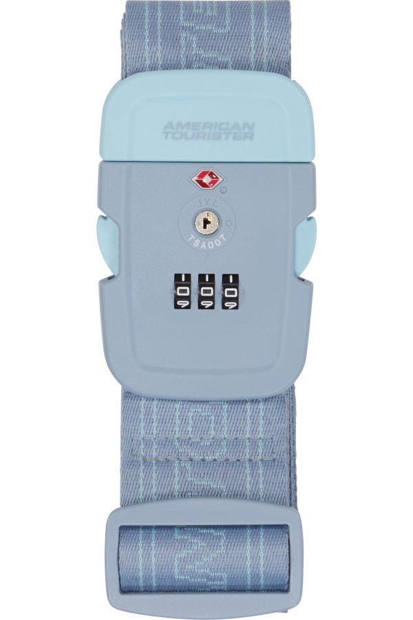 American Tourister American Tourist. Ta Luggage Belt TSA  Stone Blue/Blue
