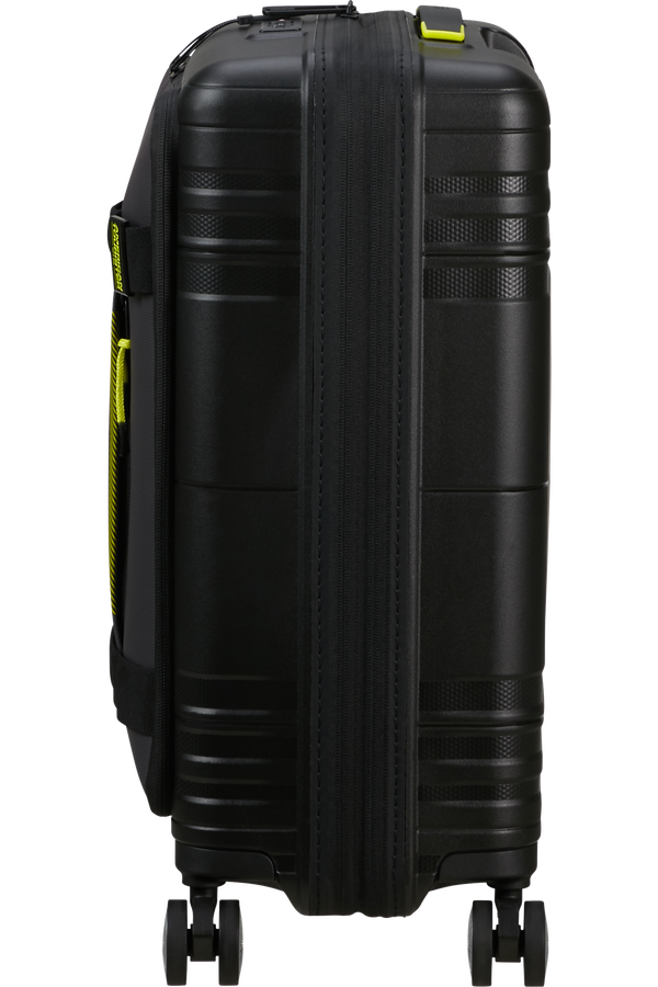 American Tourister Hello Cabin Spinner Exp Coated 55cm  Black/Lime
