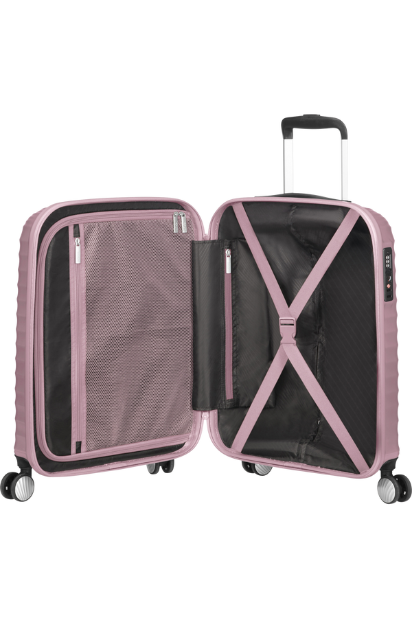 American Tourister Jetglam Spinner 55cm  Metallic Pink