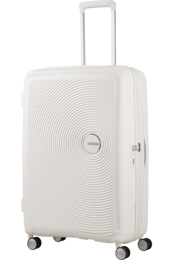 American Tourister Soundbox Spinner extensible 77cm Pure White