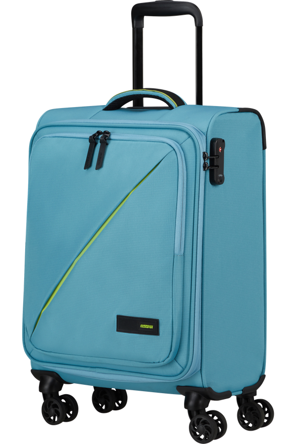 American Tourister Take2cabin Spinner Tsa 55cm  Bleu Vent