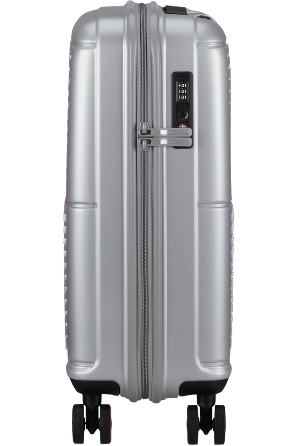 American Tourister Geopop Spinner 55/20 Tsa. 55cm  Argent métal