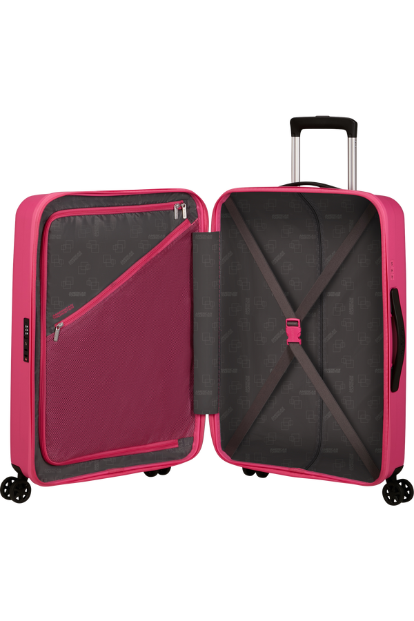 American Tourister Rejoy Spinner 68/25 Tsa 68  Hawaiian Pink