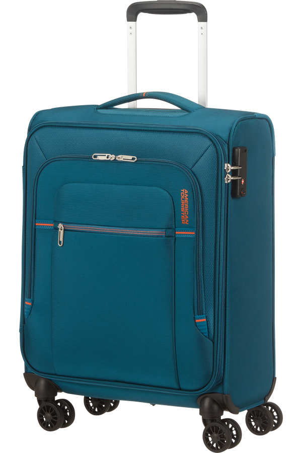 American Tourister Crosstrack Spinner 55cm  Navy/Orange