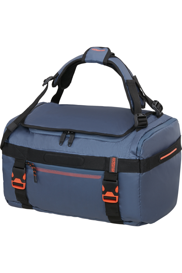 American Tourister Urban Track Duffle/Backpack Coated M  Navy/Orange