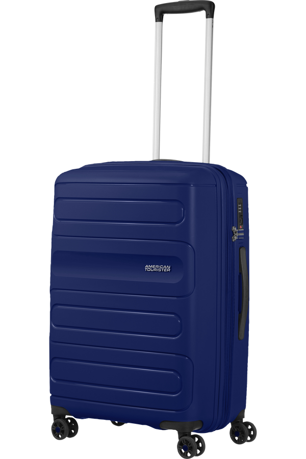 American Tourister Sunside Spinner Expandable 68cm  Bleu marine foncé