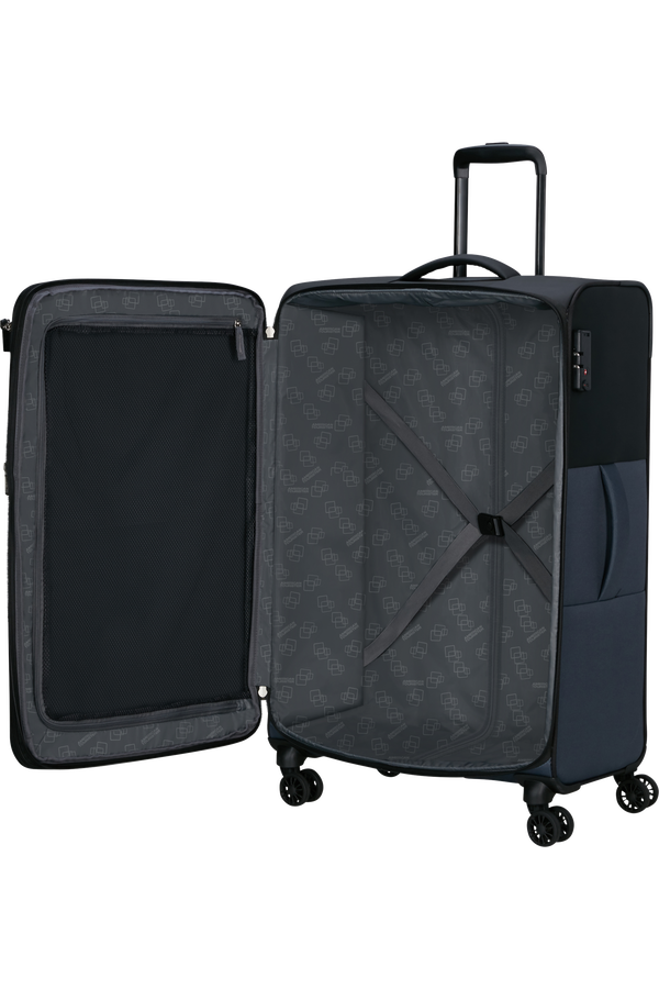 American Tourister Daring Dash Spinner Expandable TSA L  Noir/Gris