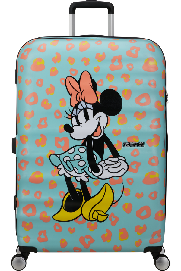 American Tourister Disney Wavebreaker Spinner TSA Disney Fl 77cm  Minnie Pastel Dots