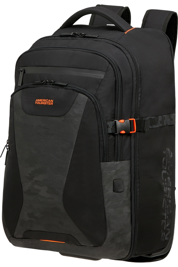 American Tourister At Work Laptop Backpack with Wheels Camo 15.6'  Noir