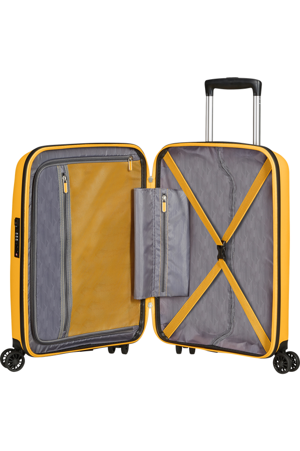 American Tourister Bon Air Dlx Spinner TSA 55cm  Jaune clair