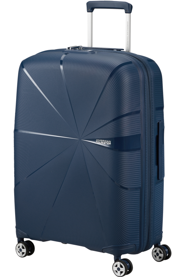 American Tourister Starvibe Spinner Expandable TSA 67cm Marine