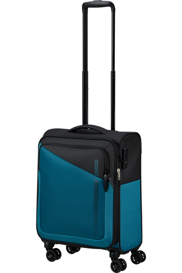 American Tourister Daring Dash Spinner Expandable TSA S  Noir/Bleu