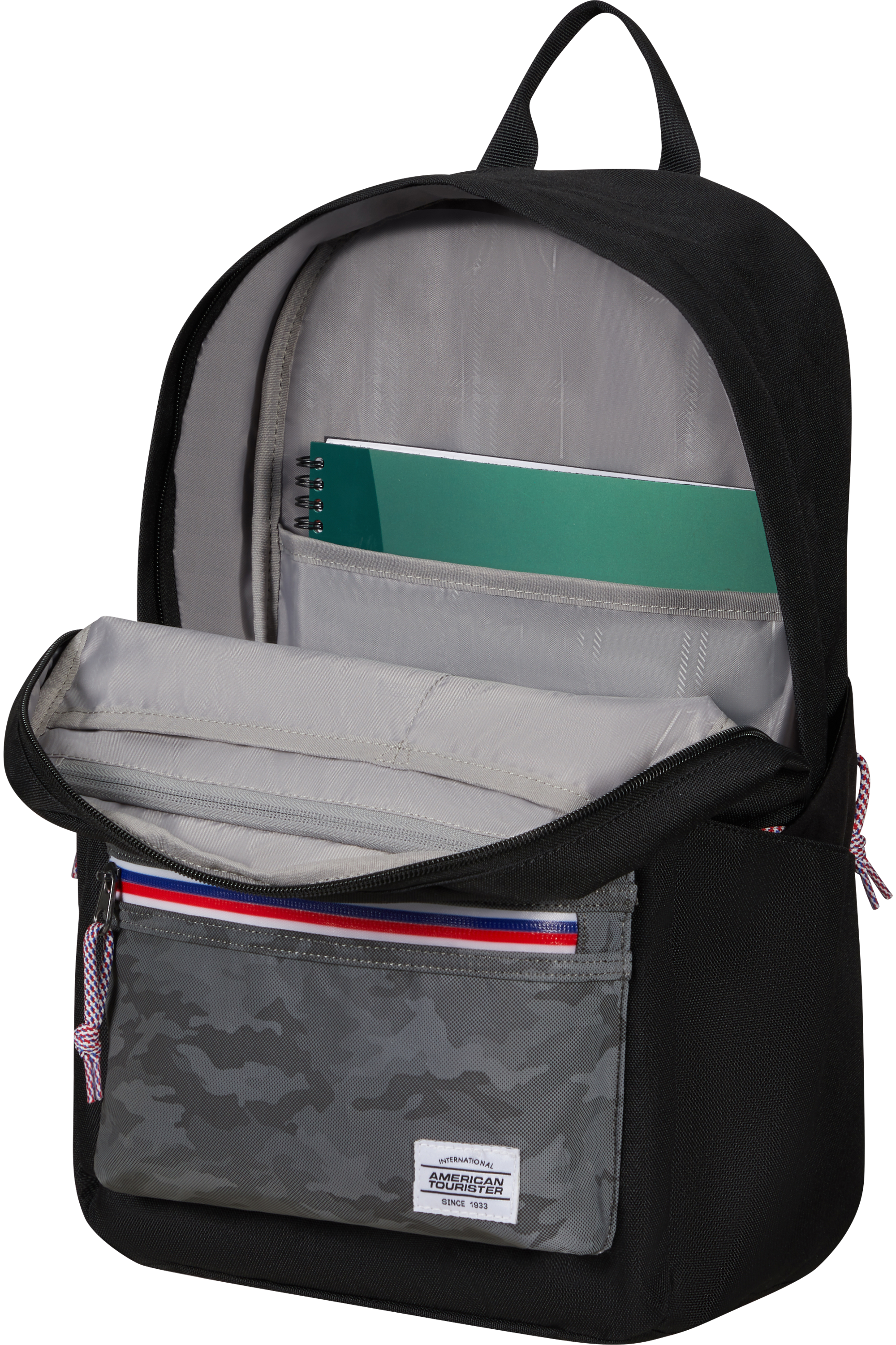 Sac Bandoulière American Tourister Couleur Sarcelle - Format Cabine - Taille Moyenne En Toile - Unisexe