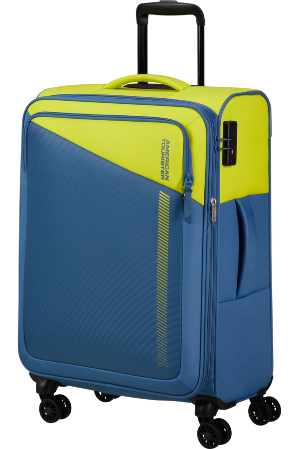 American Tourister Daring Dash Spinner Expandable TSA M  Lime/Coronet