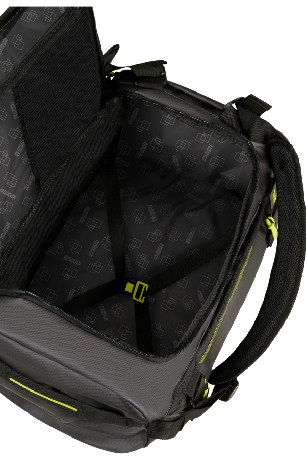 American Tourister Urban Track Duffle/Backpack Coated L  Black/Lime