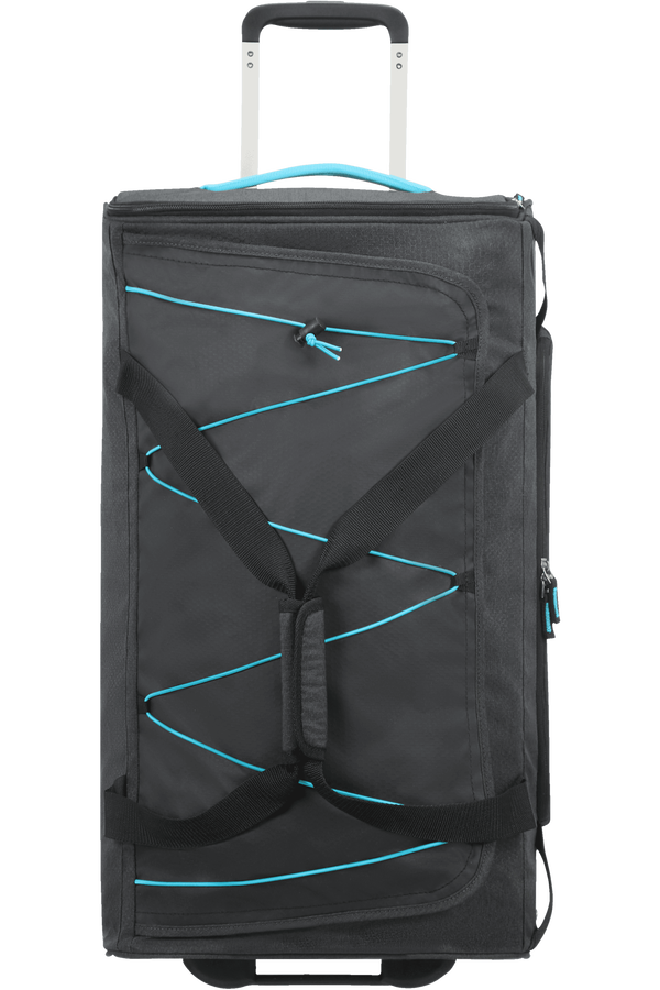 American Tourister Road Quest Duffle with Wheels M  Graphite/Turquoise