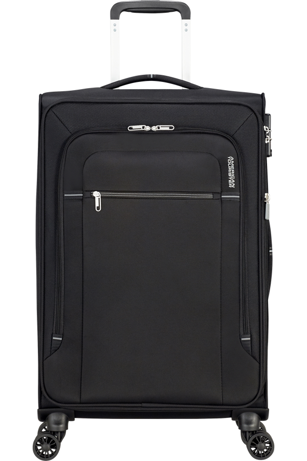 American Tourister Crosstrack Spinner Expandable 67cm  Noir/Gris