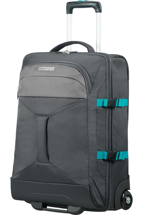 American Tourister Road Quest Sac de voyage &agrave; roulettes 55X40X20cm  Grey/Turquoise