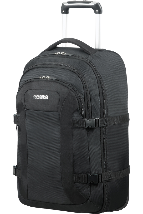 American Tourister Road Quest Sac &agrave; dos ordinateur avec roulettes 39.6cm/15.6inch  Solid Black