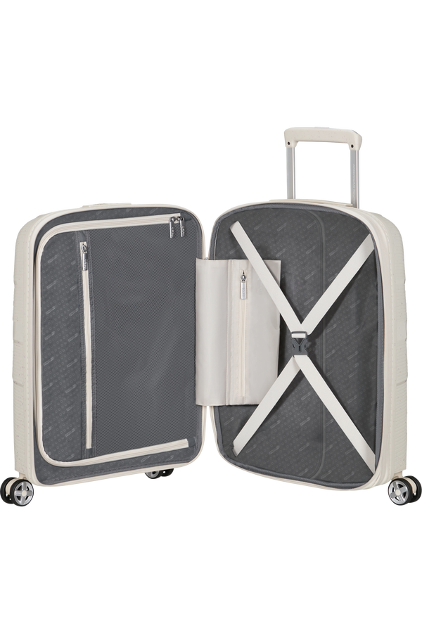 American Tourister StarVibe Spinner Expandable TSA LTD 55cm  Cream Speckles