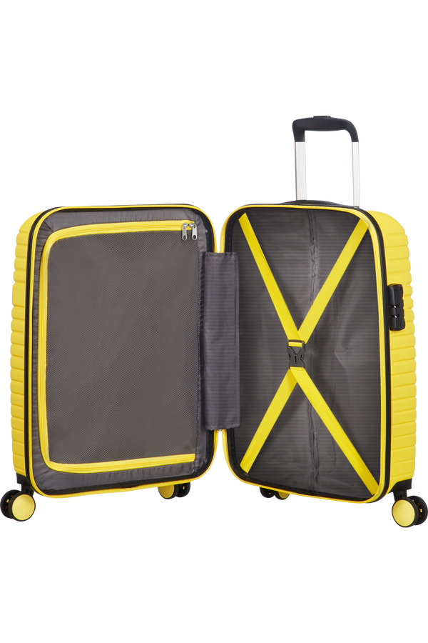American Tourister Aero Racer Spinner 55cm  Lemon Yellow