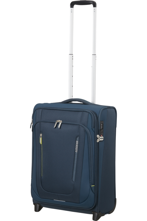 American Tourister Wanderlite Upright S TSA S  Bleu marine foncé