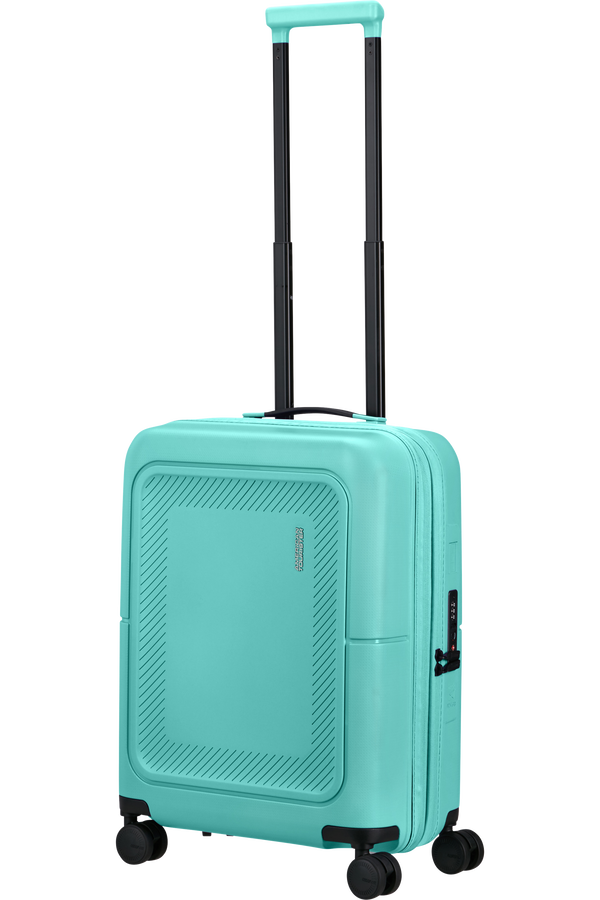 American Tourister DashPop Spinner Expandable TSA 55cm Aqua Sky