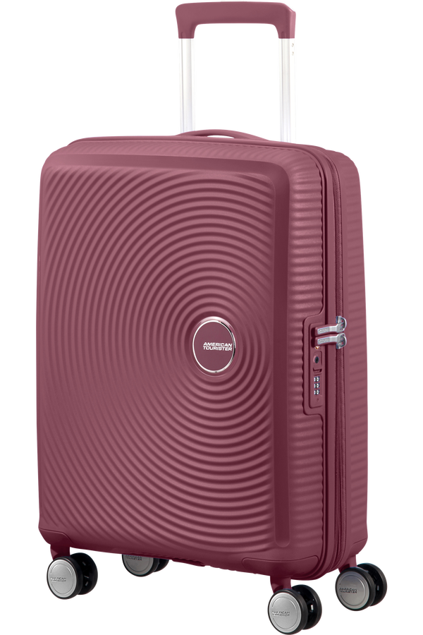 American Tourister Soundbox Spinner TSA Expandable 55cm  Dark Burgundy