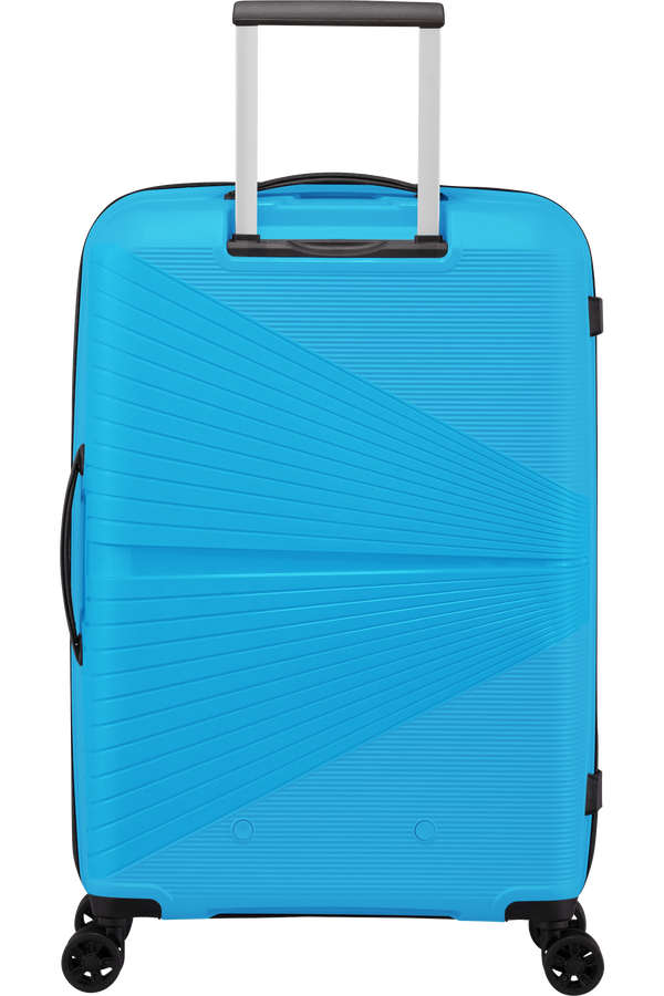 Valise Rigide CarryOn Trunk - Taille M 67cm - 83 Litres Avec Extenseur - Polycarbonate Brossé - 4 Roues Silencieuses - Bleu