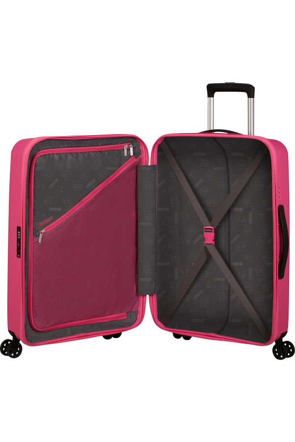 American Tourister Rejoy Spinner 68/25 Tsa 68  Hawaiian Pink