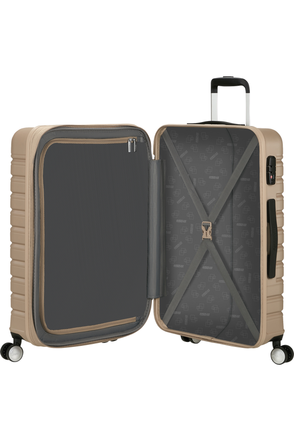 American Tourister Flashline Spinner 67/24 EXP TSA  Or ivoire