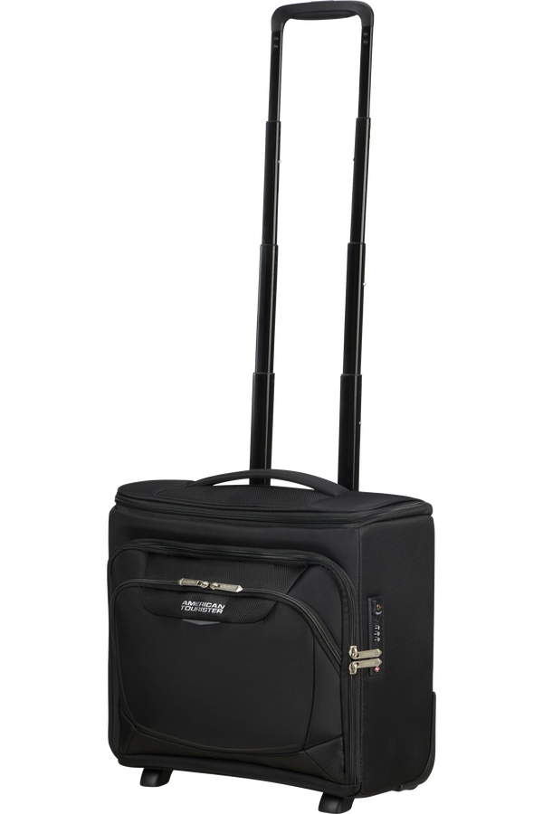 American Tourister SummerRide Upright Underseater Expandable Tsa Noir